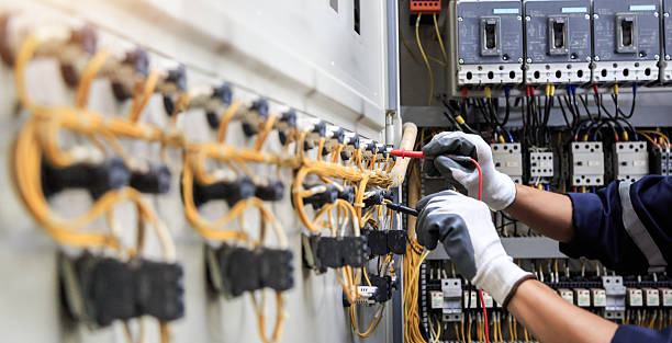 Professional Electrician technician working in Hesston, KS